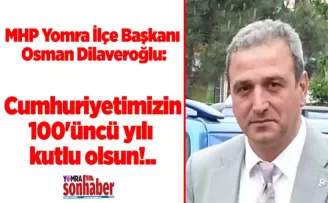 100’üncü yılı kutlu olsun!..