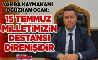 15 Temmuz Milletimizin Destansı Direnişidir