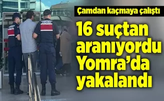16 suçtan aranıyordu Yomra’da yakalandı