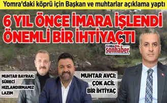 6 YIL ÖNCE İMARA İŞLENDİ ÖNEMLİ BİR İHTİYAÇTI 