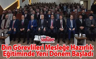 Aday din görevlileri için  3. dönem açılış programı düzenlendi