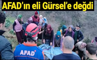 AFAD’ın eli Gürsel’e değdi