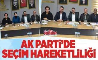 AK Parti’de seçim hareketlilikleri