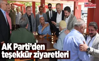 AK Parti’den teşekkür ziyareti