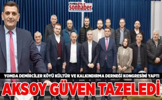  Aksoy güven tazeledi