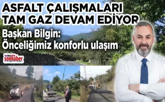  ARSİN BELEDİYESİ ASFALT ÇALIŞMALARINA TAM GAZ DEVAM EDİYOR