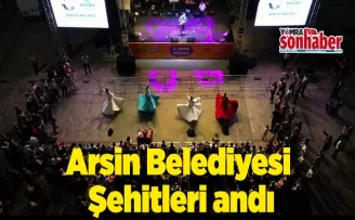 Arsin Belediyesi Şehitleri  Kur’an-ı Kerim Tilavetiyle Andı