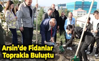 Arsin’de Fidanlar Toprakla Buluştu