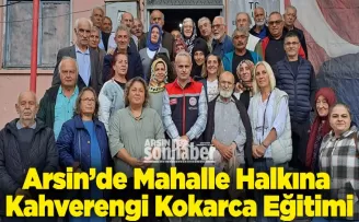 Arsin’de Köy Halkına Kahverengi Kokarca Eğitimi