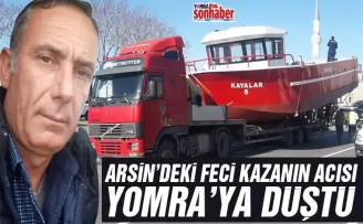 Arsin’deki kazanın acısı Yomra’ya düştü