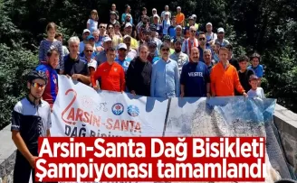 Arsin-Santa Dağ Bisikleti Şampiyonası tamamlandı