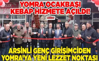 ARSİNLİ GENÇ GİRİŞİMCİDEN YOMRA’YA YENİ LEZZET NOKTASI