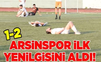 Arsinspor İlk Yenilgisini Aldı
