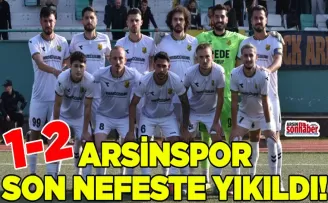 Arsinspor Son Nefeste Kaybetti…