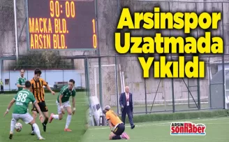 Arsinspor Uzatmada Yıkıldı