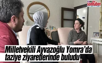 Ayvazoğlu Yomra’da taziye ziyareti yaptı