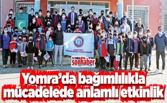 Bağımlılıkla mücadelede anlamlı etkinlik 