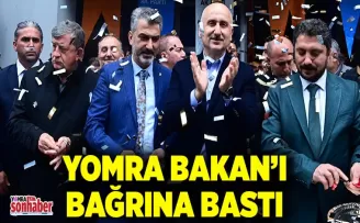 Bakan Karaismailoğlu’na Yomra’da coşkulu karşılama
