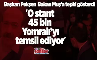 Bakan Muş’a Pekşen’den tepki