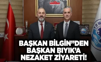 BAŞKAN BİLGİN’DEN BAŞKAN BIYIK’A ZİYARET