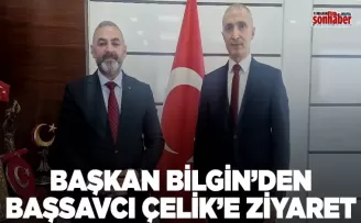 Başkan Bilgin’den Başsavcı Çelik’e Ziyaret