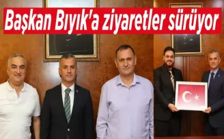 Başkan Bıyık'a ziyaretler sürüyor
