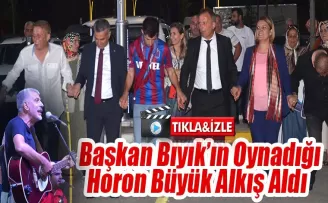 Başkan Bıyık Horonda…