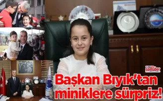 Başkan Bıyık’tan miniklere sürpriz!