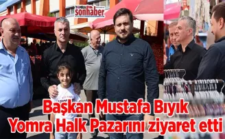 Başkan Bıyık’tan yeni pazar yeri ziyareti