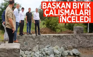 Başkan Çalışmaları inceledi
