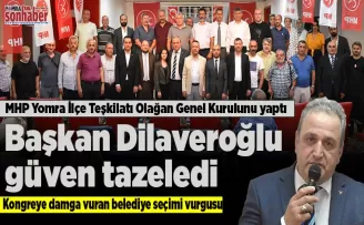 Başkan Dilaveroğlu güven tazeledi