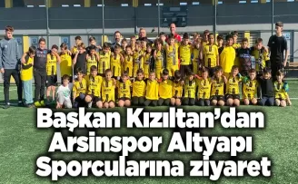 Başkan Kızıltan’dan Altyapı Sporcularına ziyaret
