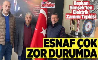 Başkan Şimşek’ten elektrik zammına tepki