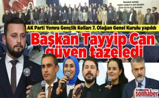 Başkan Tayyip Can güven tazeledi
