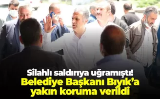 Belediye Başkanı Bıyık'a yakın koruma verildi