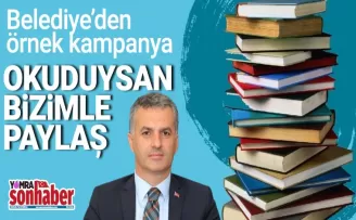 Belediyeden kitap kampanyası