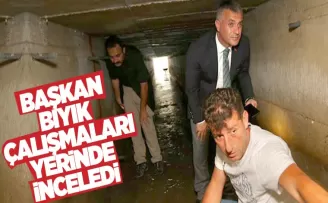 Bıyık Çalışmaları Yerinde İnceledi