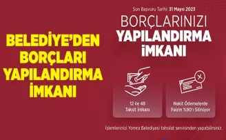 Borçlarınızı Yapılandırma İmkanı