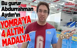 Bu gurur Abdurrahman Aydın’ın