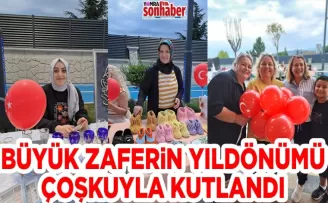 Büyük Zaferin yıl dönümü coşkuyla kutlandı.