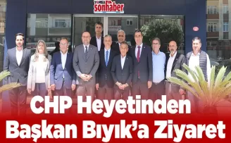 CHP Heyetinden   Başkan Bıyık’a Ziyaret