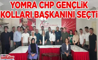CHP YOMRA GENÇLİK KOLLARI BAŞKANINI SEÇTİ