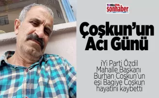Coşkun’un acı günü