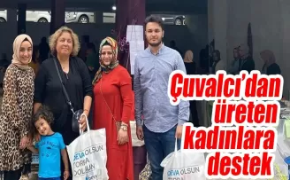 Çuvalcı’dan üreten kadınlara destek