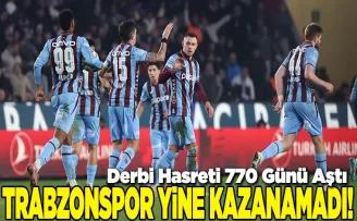 Derbi Hasreti 770 Günü Aştı