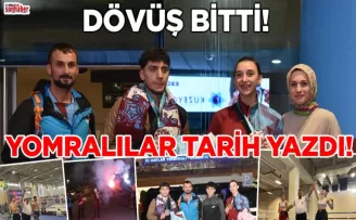 DÖVÜŞ BİTTİ... YOMRALILAR TARİH YAZDI!