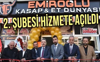 Emiroğlu Kasap ve Et Dünyası 2. Şubesini açtı