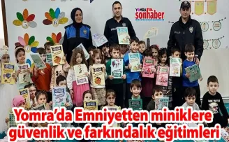 Emniyetten miniklere  güvenlik ve farkındalık eğitimleri