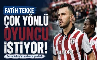 Fatih Tekke Çok Yönlü Oyuncu İstiyor Emre Kılınç Olacak Mı?