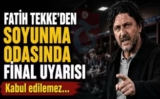 Fatih Tekke’den soyunma odasında final uyarısı: Kabul edilemez...